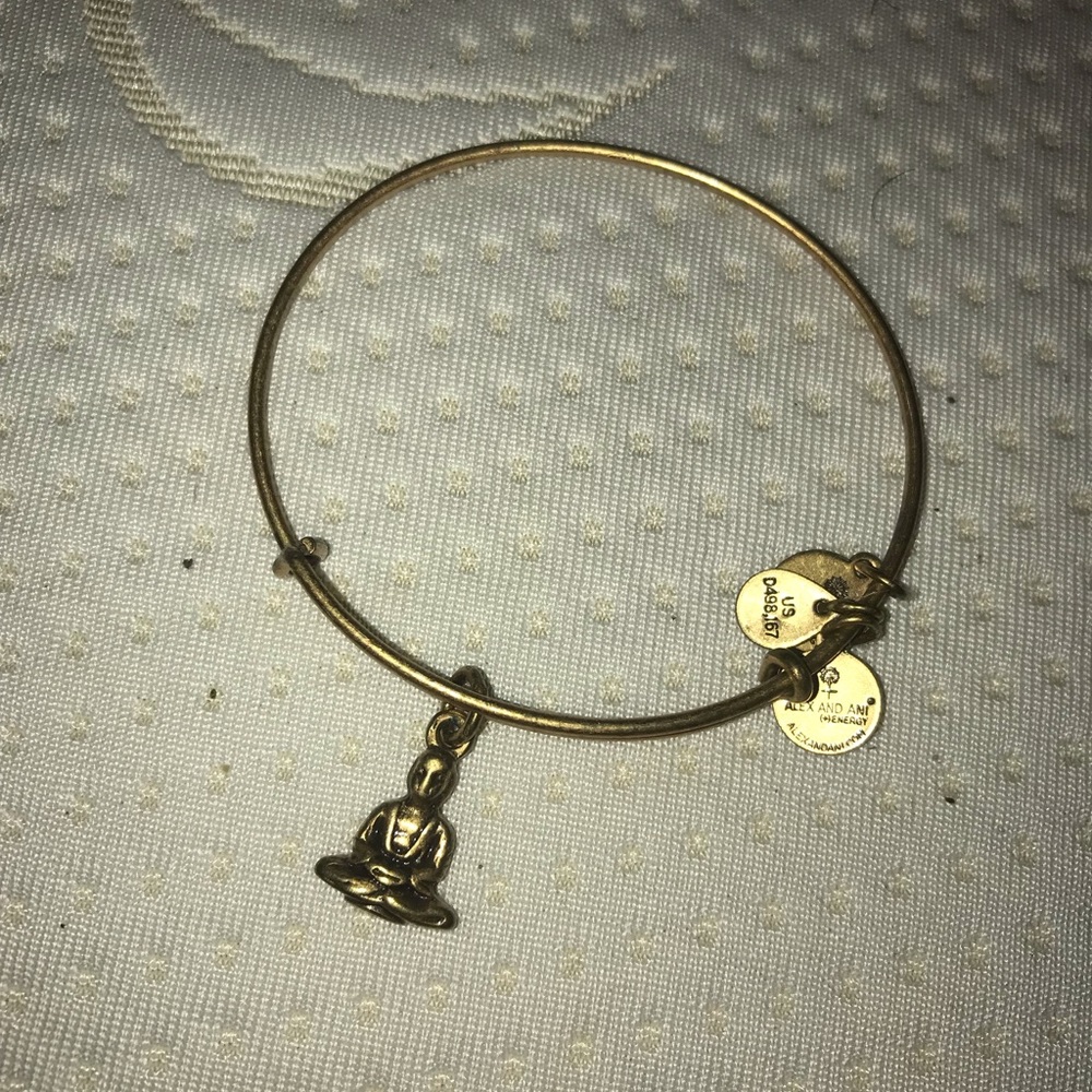 Alex and ani Buddha bracelet